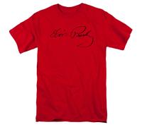 T-Shirt Licenziata Per Adulti Con Firma Di Elvis Presley