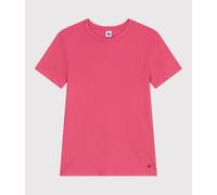 T-shirt L'Iconique in cotone tinta unita donna rosa PEONIA L