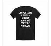 T-Shirt L'importante è che la musica suoni più forte dei problemi concerto