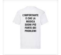 T-Shirt L'importante è che la musica suoni più forte dei problemi concerto