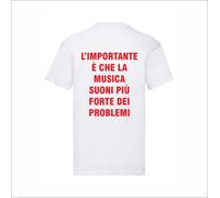 T-Shirt L'importante è che la musica suoni più forte dei problemi concerto