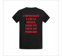 T-Shirt L'importante è che la musica suoni più forte dei problemi concerto