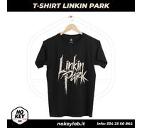 T-shirt Linkin park pop rock music 100% cotone