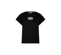 T-shirt Liu Jo da donna, in jersey, colore blu, codice TA6164 JS870.
