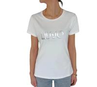T-Shirt Liu Jo TA5214-JS003-M9136 ECS T-Shirt Moda M/C Panna, XL