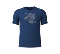 T-shirt Löffler Cottage-Tencel(Tm) Bleu L