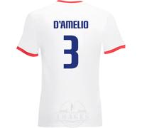 T-SHIRT LONGOBARDA CALCIO ORONZO CANA' ARISTOTELES SPERONI MAGLIA PERSONALIZZATA