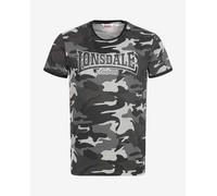 T-shirt Lonsdale Cobbett a maniche corte nero grigio bianco - XL