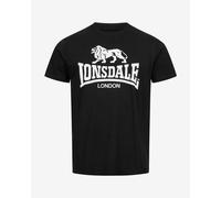 T-shirt Lonsdale Logo manica corta nero bianco - XXL