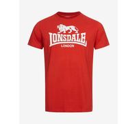 T-shirt Lonsdale St. Erney a manica corta rosso bianco - L