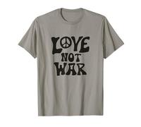 T-shirt Love Not War con scritta «Stop War» Maglietta