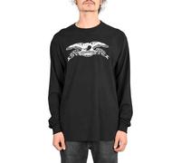 T-Shirt Lunga Anti Hero Basic - Nero/Bianco