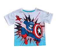 T-SHIRT M.C. CAPITAN AMERICA AVENGERS MARVEL MAGLIETTA BAMBINO 100% COTONE