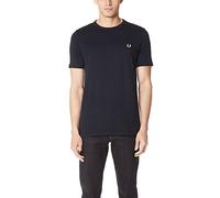 Fred Perry RINGER TEE men Shortsleeves blue in taglia:S