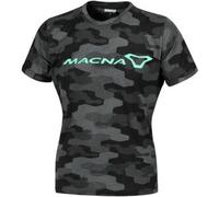T-Shirt Macna Dazzle Logo 2.0 Donna Nero Verde XS