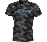 T-Shirt Macna Dazzle Logo 2.0 Nero Grigio Blu S