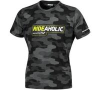 T-Shirt Macna Dazzle Rideaholic Donna Nero Giallo XL