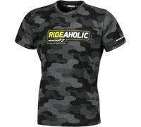 T-Shirt Macna Dazzle Rideaholic Nero Giallo S
