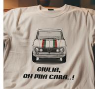 T-SHIRT MAGLIA AUTO ALFA ROMEO GIULIA "Oh mia cara" | tutte le taglie