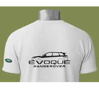 T-SHIRT MAGLIA AUTO LAND ROVER RANGE EVOQUE DOPPIA STAMPA - tutte le taglie