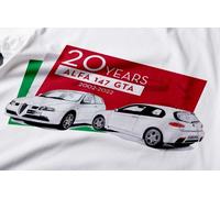 T-SHIRT MAGLIA AUTO VINTAGE ANNIVERSARY ALFA 147 GTA - 20° ANNIVERSARIO