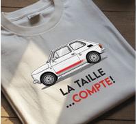 T-SHIRT MAGLIA AUTO VINTAGE ANNIVERSARY FIAT 126 - La taille compte XS-4XL