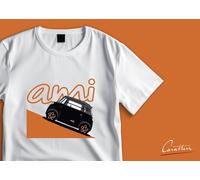 T-SHIRT MAGLIA AUTO VINTAGE CITROEN AMI vari colori e taglie