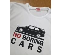 T-SHIRT MAGLIA AUTO VINTAGE NO BORING CARS - FORD ESCORT COSWORTH CSW