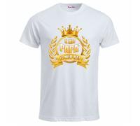 t-shirt maglia bianca scritta il mio papà il mio re regalo festa compleanno