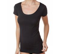 T-shirt maglia donna Jadea sottogiacca in cotone modal con scollo ampio art 4181
