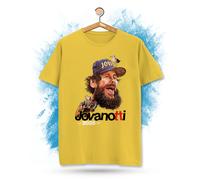 T-Shirt maglia Jovanotti con caricatura per il tour Corpo Umano 2025