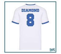 T-shirt Maglia Maglietta Tshirt da Uomo Calcio Holly e Benji New Team Manga Blu