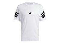 T-shirt adidas Future Icons 3 Strisce manica corta bianco puro nero - S