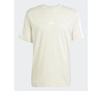 T-shirt maglia maglietta UOMO Adidas Ess Single Jersey 3-Stripes Beige Cotone