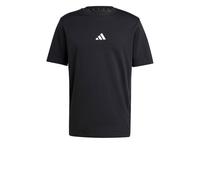 T-shirt maglia maglietta UOMO Adidas Nero Essentials Small Logo Cotone jersey