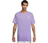 T-shirt maglia maglietta UOMO Nike Viola NSW CLUB TEE Cotone
