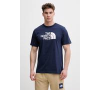 T-shirt maglia maglietta UOMO The North Face Blu Evolution half Dome R Cotone
