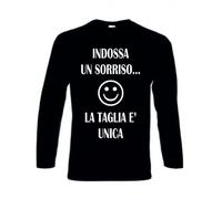 T-SHIRT maglia nera in cotone SE VOLEVO PIACERE A TUTTI NASCEVO NUTELLA