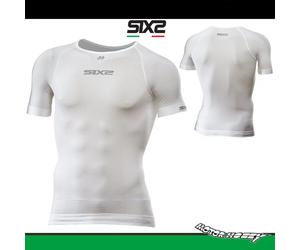 T-SHIRT MAGLIA TERMICA GIROCOLLO INTIMA SIXS SIX2 TS1L BT LIGHT WHITE CARBON