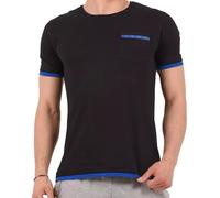 T-shirt maglia uomo girocollo 100% cotone ufficiale INTER con taschino