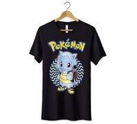 T-Shirt Maglietta Baby Squirtle Pokémon Anime Tshirt Unisex Bimbi Regalo Ragazzi