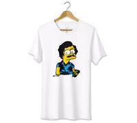 T-Shirt Maglietta Bart Escobar Simpson Divertente Tshirt Uomo Donna Bambino