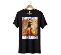 T-Shirt Maglietta Chimpanzini Bananini Tshirt Maglia Bambini TikTok Brainrot