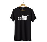 T-Shirt Maglietta Coma Parodia Divertente Puma Tshirt Uomo Donna S M L XL XXL