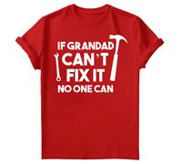T-shirt maglietta da uomo If Grandad Can'T Fix It No One Can Fathers Day #FD