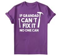 T-shirt maglietta da uomo If Grandad Can'T Fix It No One Can Fathers Day #FD