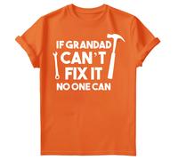 T-shirt maglietta da uomo If Grandad Can'T Fix It No One Can Fathers Day #FD