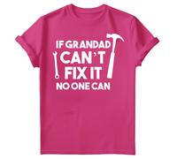 T-shirt maglietta da uomo If Grandad Can'T Fix It No One Can Fathers Day #FD