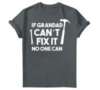 T-shirt maglietta da uomo If Grandad Can'T Fix It No One Can Fathers Day #FD