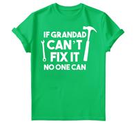 T-shirt maglietta da uomo If Grandad Can'T Fix It No One Can Fathers Day #FD